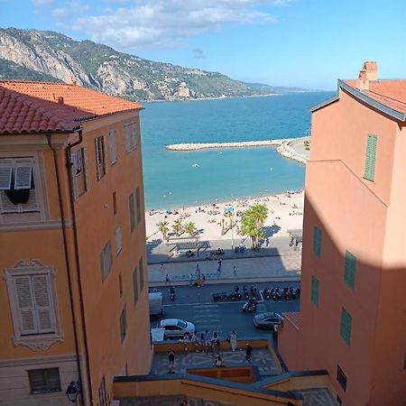 Duplex Vue Mer 50M De La Plage Des Sablettes مينتون المظهر الخارجي الصورة